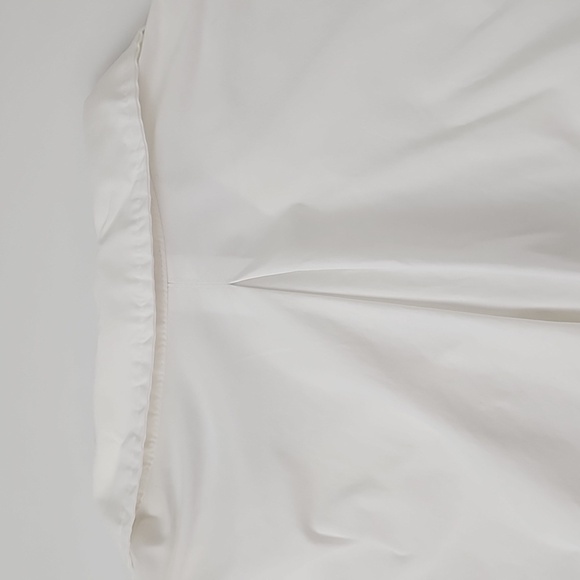 isabel Maternity by Ingrid & Isabel Side Pleated Popover Blouse White - Picture 10 of 14